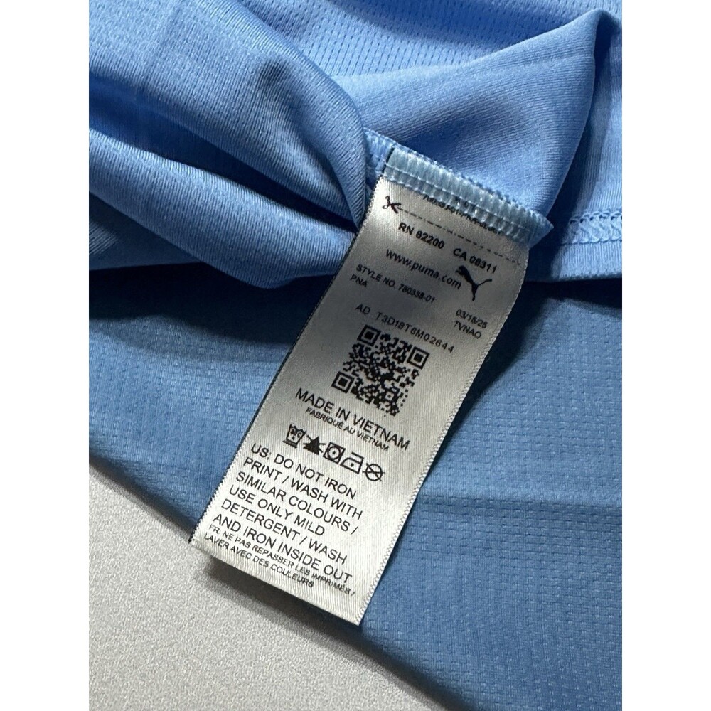 Puma Manchester City Home Jersey Mens Size Large Authentic 780338 NWT New - Picture 11 of 16